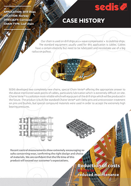 Sedis case history drill ships